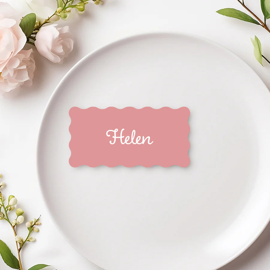 Wedding, Engagement, Baptism or Christening, Birthday Party Name Card Printing