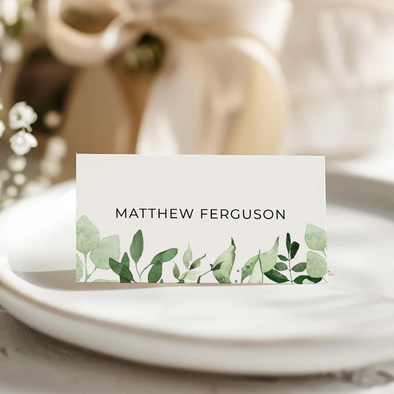 Wedding, Engagement, Baptism or Christening, Birthday Party Name Card Printing