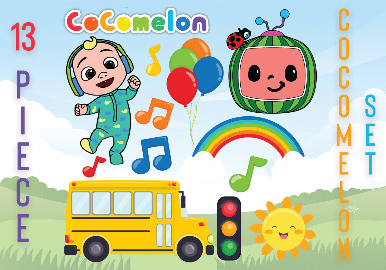 Birthday Cartoon Props Cutouts Printing 4