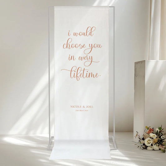 Welcome Sign Print 15 Fabric sign print