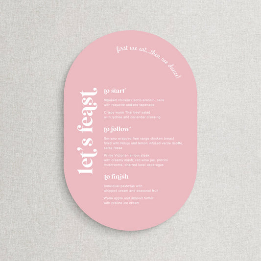 Wedding, Engagement, Baptism or Christening, Birthday Party Invitation Card Menu Card Printing 3