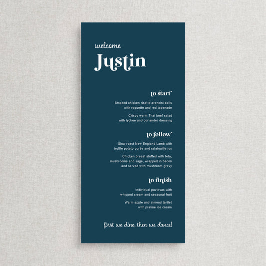 Wedding, Engagement, Baptism or Christening, Birthday Party Invitation Card Menu Card Printing 3