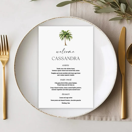 Wedding, Engagement,  Baptism or Christening, Birthday Party Invitation Card Menu Card Printing