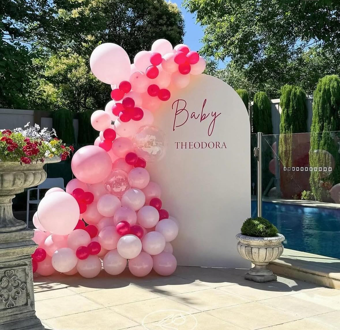 Custom Party Backdrop Sign, Custom Bridal Shower Party Backdrop Printing Vinyl Party Decal, Personalized Party Sticker Sign Lettering