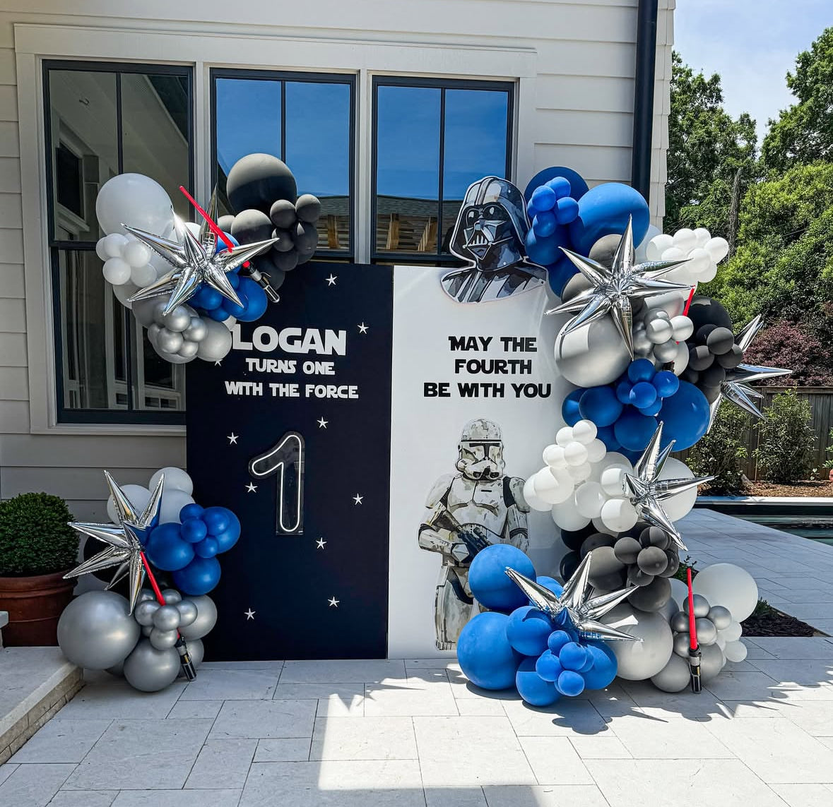 Melbourne Custom Party Backdrop Sign Printing Personalized backdrop design print 2