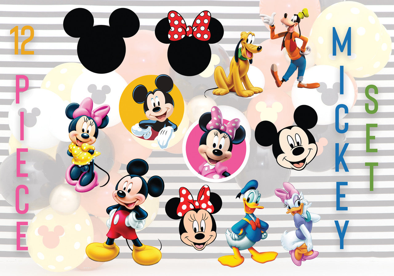 Birthday Cartoon Props Cutouts Printing 5